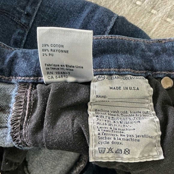 AG Adriano Goldschmied the Prima Cigarette Jeans 26R - Picture 10 of 14